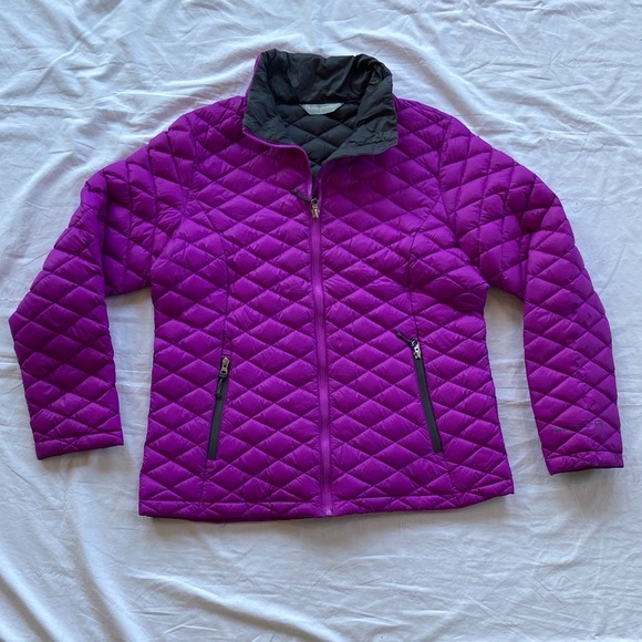 Free Country Jackets & Blazers - Free Country Quilted Down Puffer Jacket Women’s Large Purple